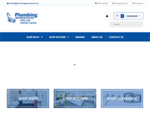 Tablet Screenshot of plumbingwarehouse.ca